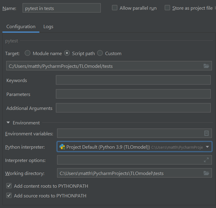 Run/Debug Configurations dialog Add New Configuration menu