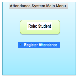 student menu