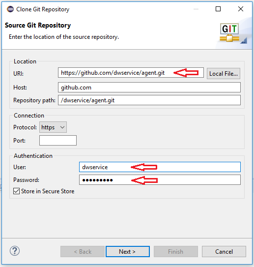 Eclipse Git Clone 1